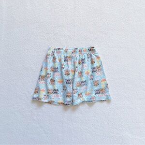 4/$22 Anpanman Blue Green Star Print Pajama Shorts Toddler Unisex Cotton 12-18M
